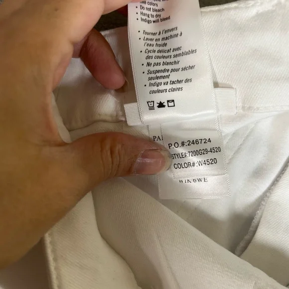 Paige mayslie white utility jogger pants - Picture 13 of 16